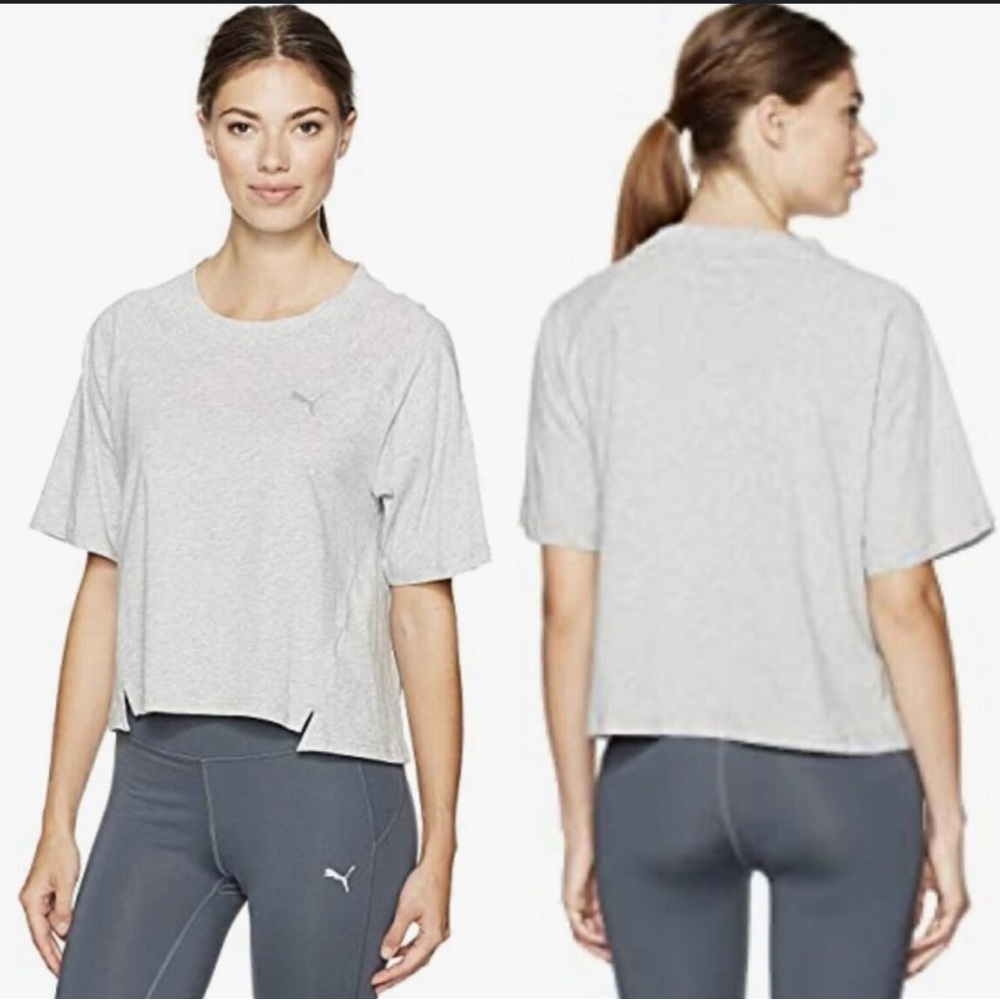 Puma Women's Gray Casual Top